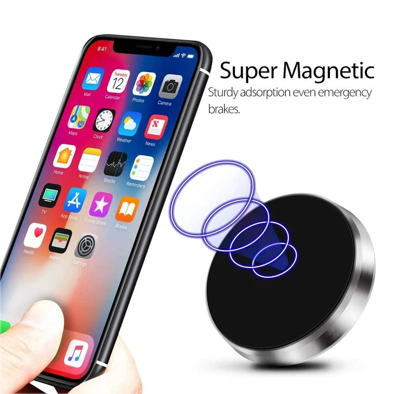 Universal Car Phone Holder Magnetic Car Phone Stand Dashboard Wall Mounted Car Magnet Sticker for iPhone Xiaomi Huawei Samsung